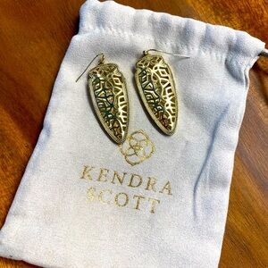 Rare!!! Kendra Scott gold earrings